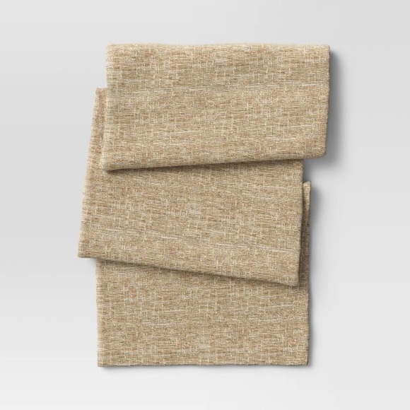 Threshold Ramie Table Tan Basket Runner! 14x72” - Picture 2 of 5